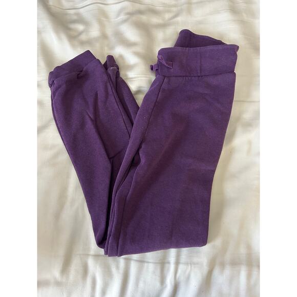 H&M  purple sweatpants size 7-8 - Picture 1 of 4